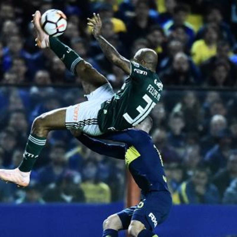 Felipe Melo, como loco en Instagram por el título de Boca