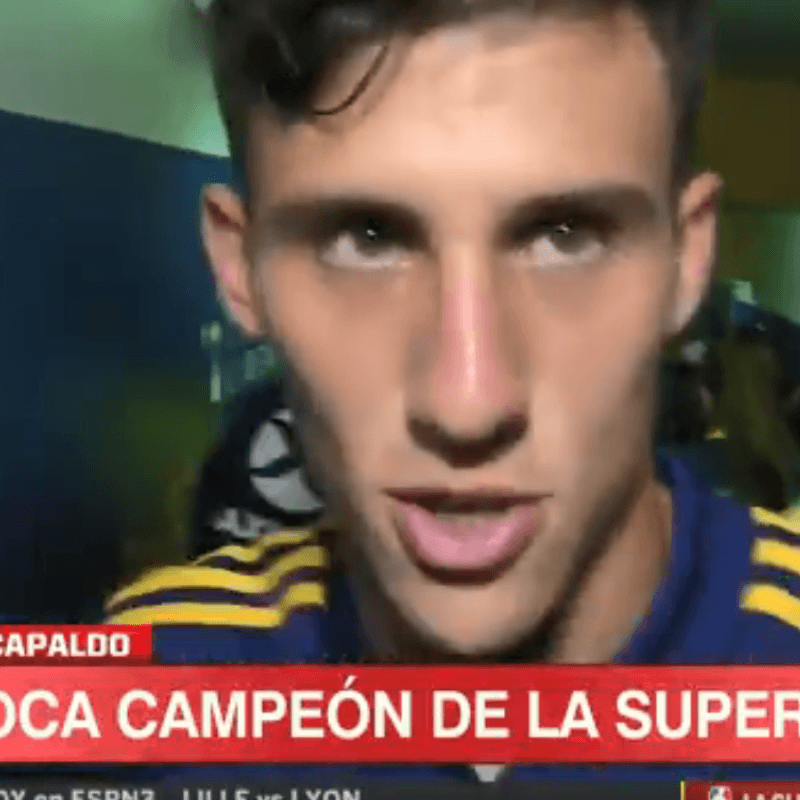 Capaldo: "Es más lindo ganarlo así, con una pecheada de ellos"