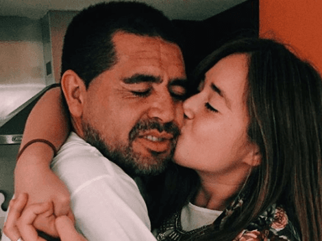 Los tres fotones que metió la hija de Riquelme en los festejos de Boca campeón
