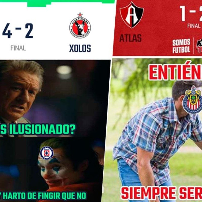 Los mejores memes tras el Clásico Tapatío, un nuevo triunfo de Cruz Azul y el hundimiento de Rayados