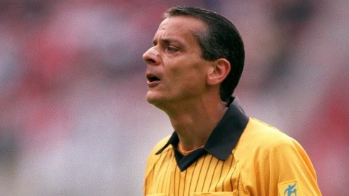 Javier Castrilli durante el Mundial de Francia 1998.