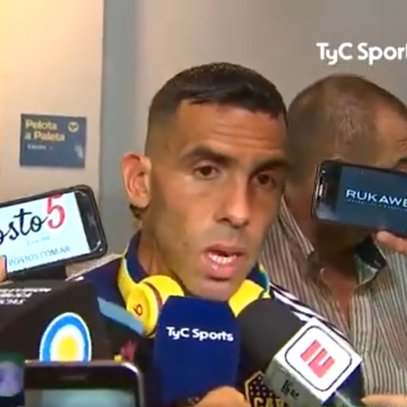 Tevez: "Se lo ganamos al mejor River de la historia, según ustedes"