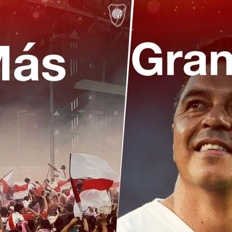 El tuit de River antes de jugar por Libertadores