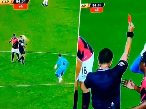 Video: portero de Paranaense le tiró pelotazo a Nicolás Gallo y el colombiano lo echó
