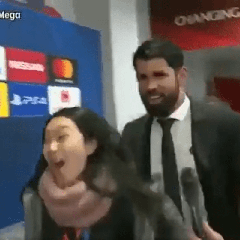 Vergüenza: Diego Costa evitó hablar con la prensa burlándose del coronavirus