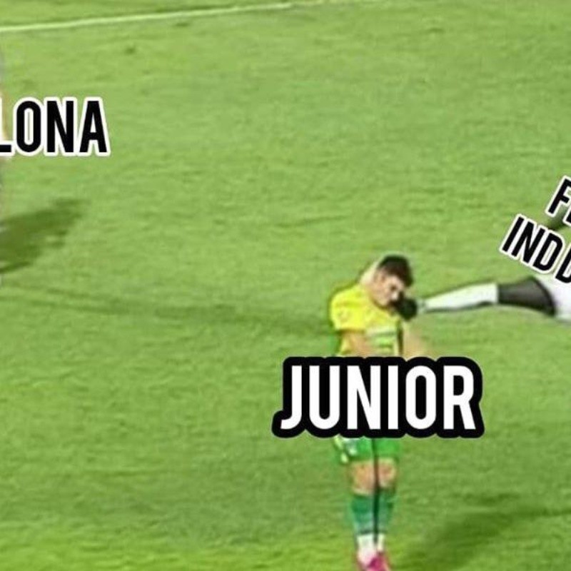 Los memes no perdonan: burlas a Junior tras vergüenza en la Libertadores