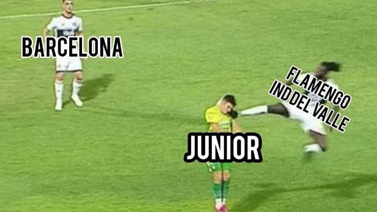 Los memes no perdonan: burlas a Junior tras vergüenza en la Libertadores