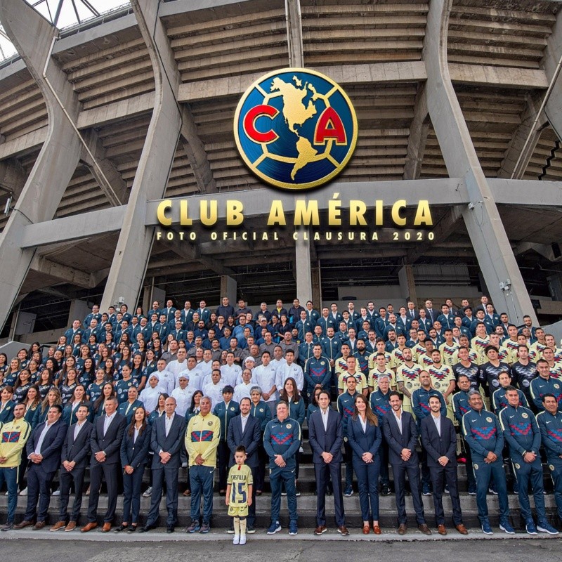 El enorme gesto del América con Nicolás Castillo en la foto institucional del Clausura 2020