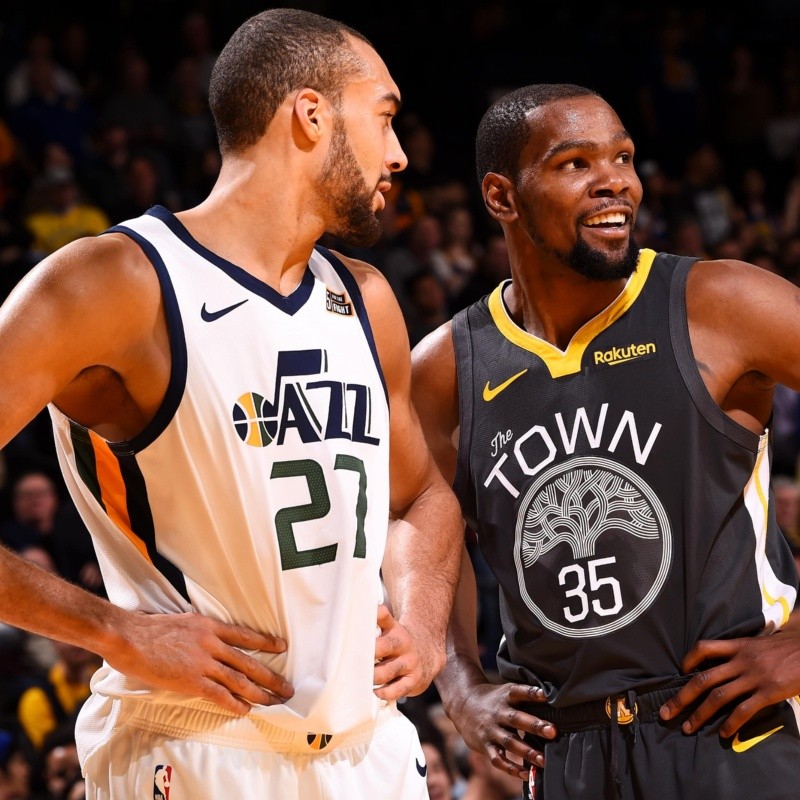 Hermano de Kevin Durant insultó a Rudy Gobert