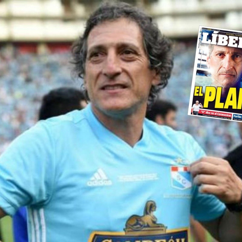 Líbero puso en su portada a Salas con casaca de Alianza y buzo de Cristal