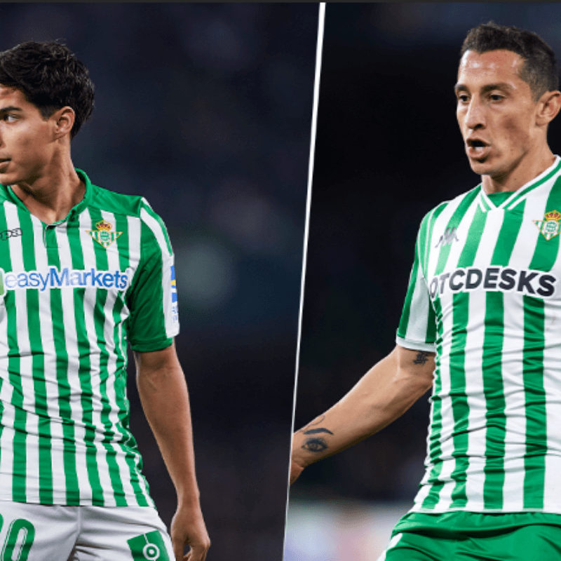 Andrés Guardado y Diego Lainez se entrenan desde su casa debido al Coronavirus