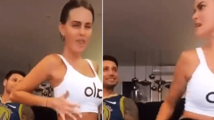 Para sobrevivir a la cuarentena: Natalie Weber subió un video junto a Mauro Zárate