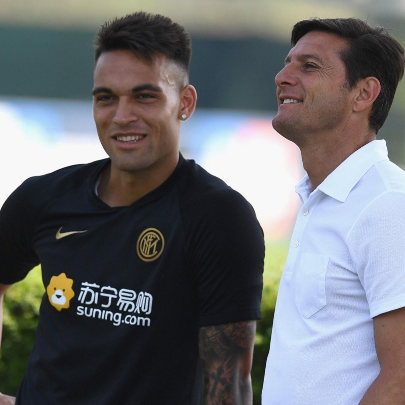 Zanetti no cree que Lautaro Martínez vaya a terminar en Barcelona