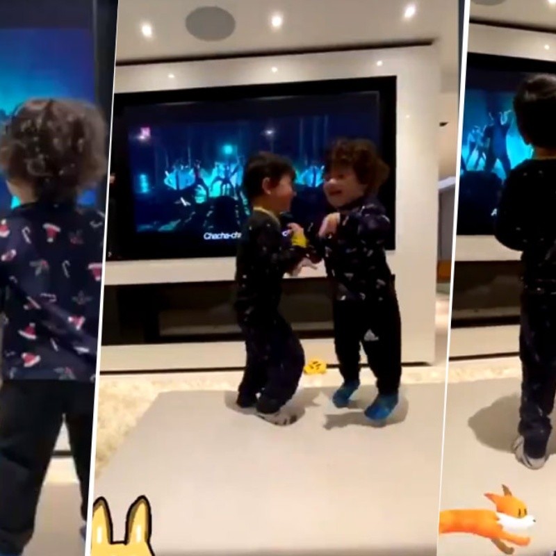 Morimos de amor: el video que subió Antonela Roccuzzo de Mateo y Ciro bailando