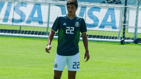 El delantero ha integrado la selección mexicana en las categorías Sub-15 y Sub-17