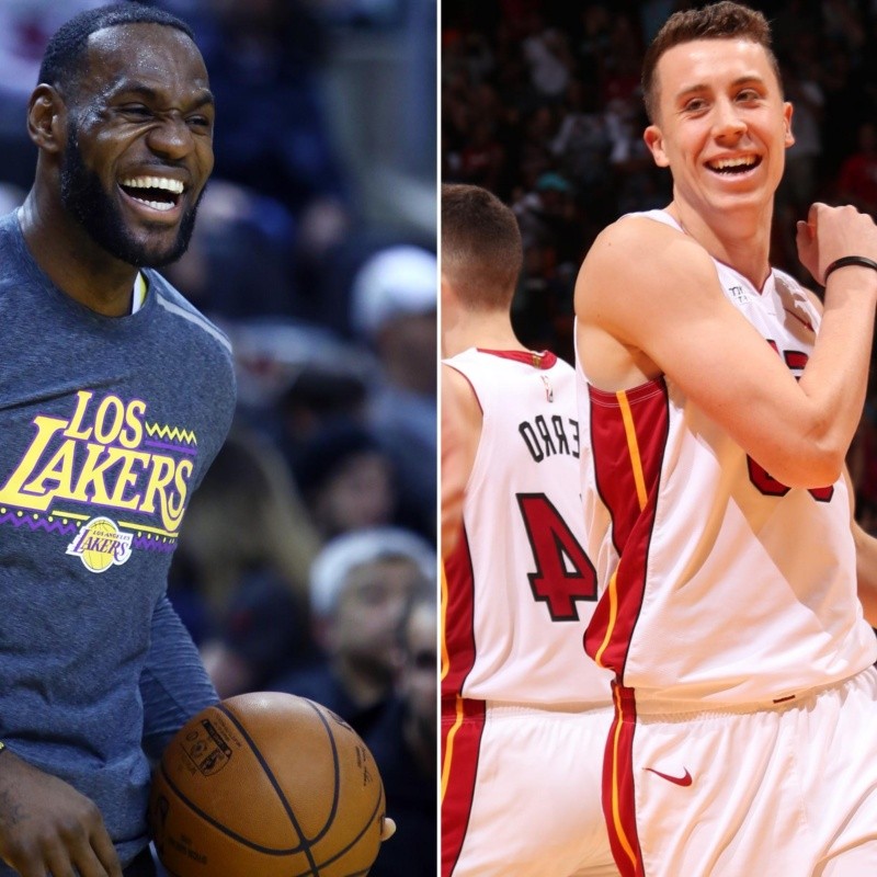 Duncan Robinson contó una divertida anécdota con LeBron