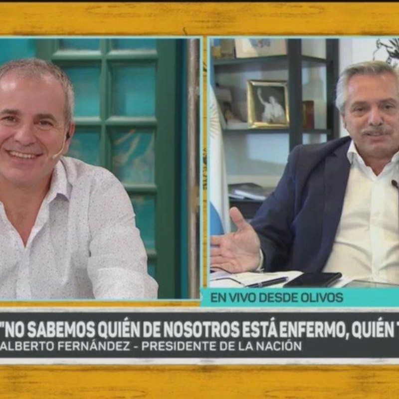 Ariel Rodríguez le hizo una pregunta de fútbol al Presidente y lo mataron en las redes