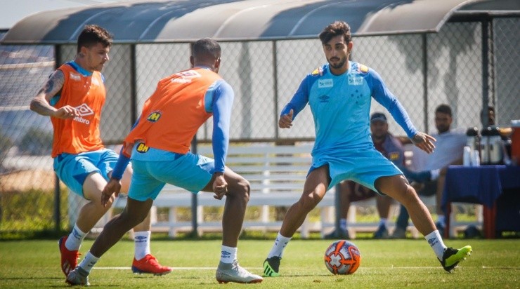 Patrick Brey: opção para lateral-esquerdo e meio de campo (Foto: Vinnicius Silva/Cruzeiro/Divulgação)