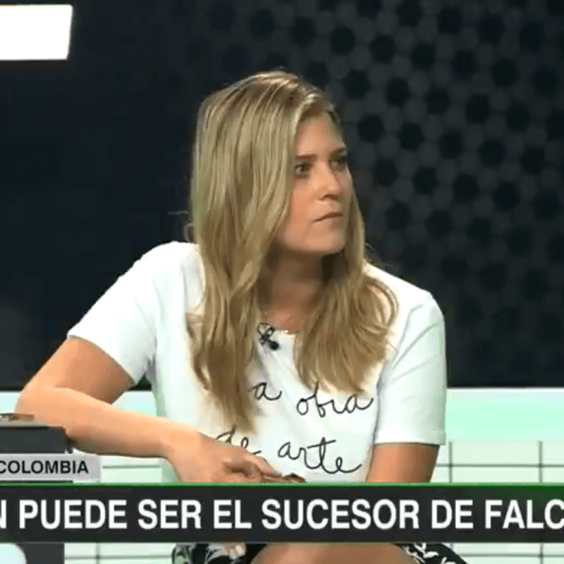 Andrea Guerrero no soportó críticas a Falcao y se puso como una fiera en vivo