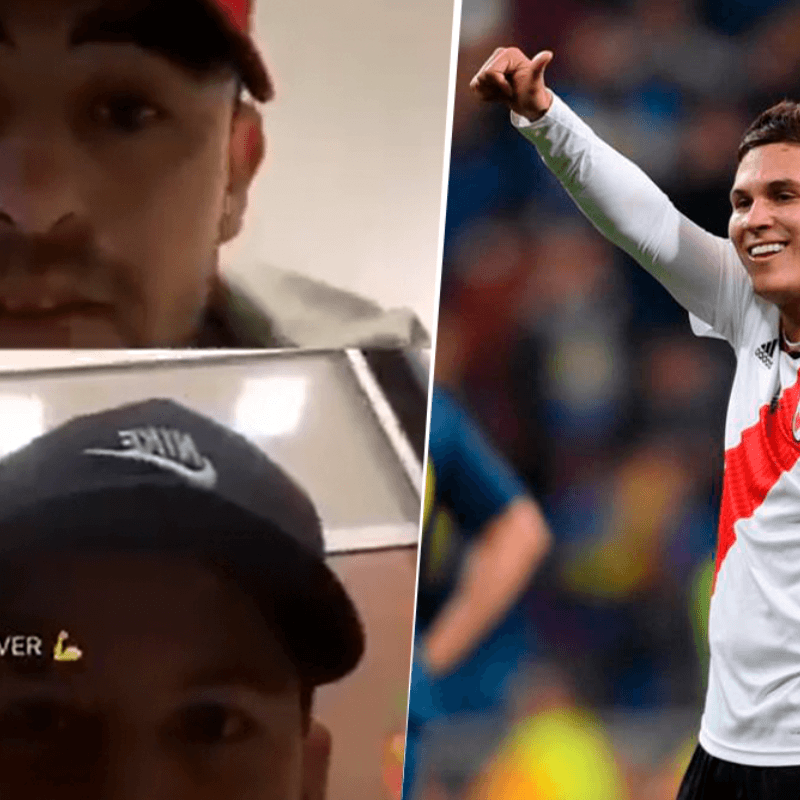 Driussi y Pity a Quintero: "Quedate en River a disfrutar"