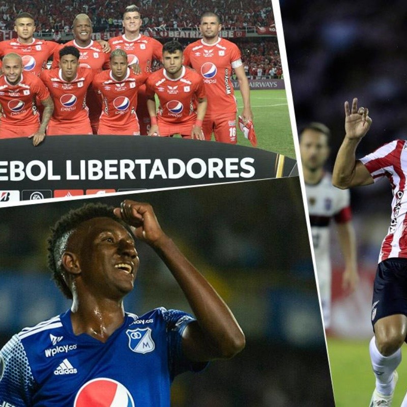 Equipos colombianos en Libertadores y Sudamericana recibirán dinero de Conmebol