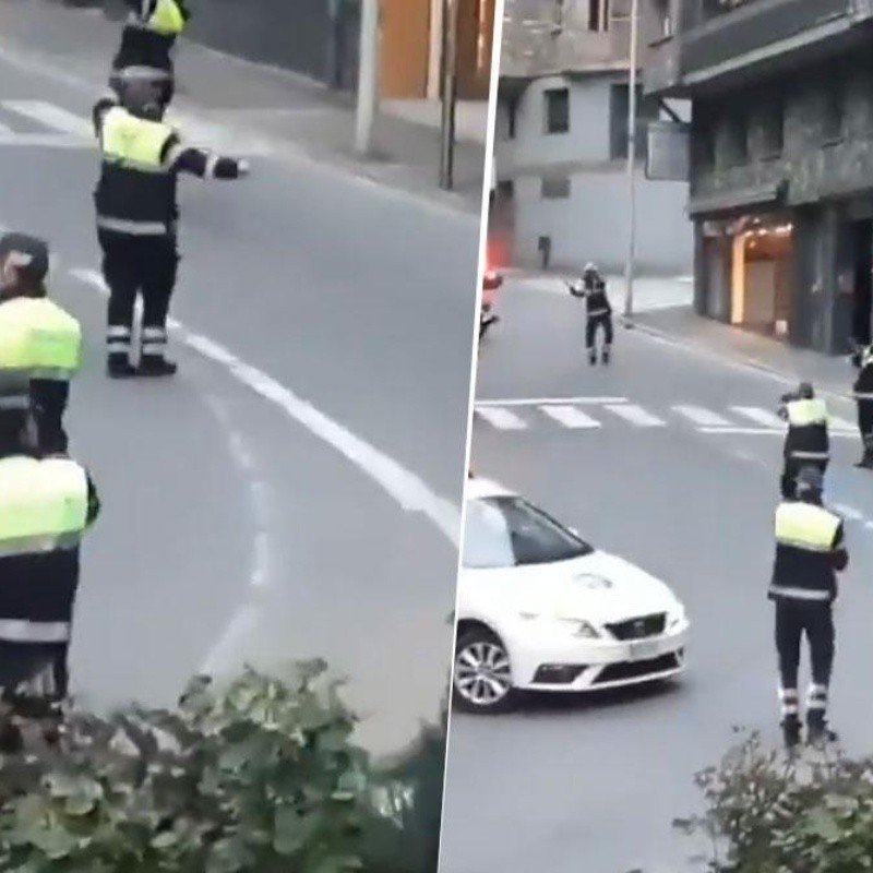 Video: policías en Andorra enloquecen por el coronavirus y se ponen a bailar Baby Shark