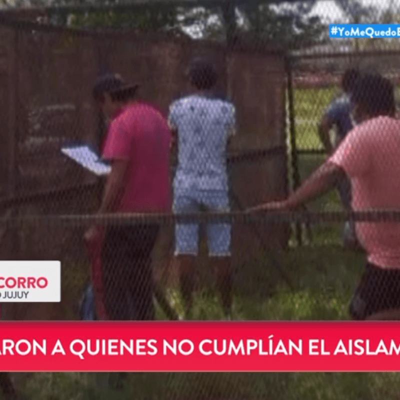 Pasó en Jujuy: metieron en una jaula a quienes violaron la cuarentena