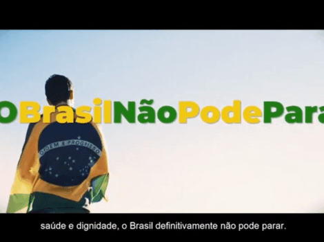 Bolsonaro desafía a la cuarentena con la campaña "Brasil no puede parar"