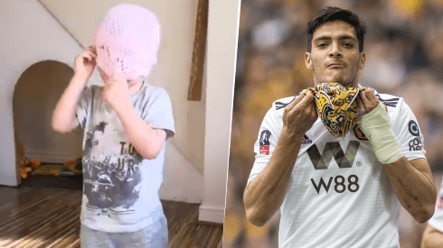 Lo más tierno que vas a ver hoy: un niño festeja los goles en cuarentena como Raúl Jiménez