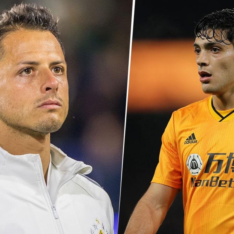 Fox Sports inició el debate: ¿quién es mejor entre Javier Hernández y Raúl Jiménez?