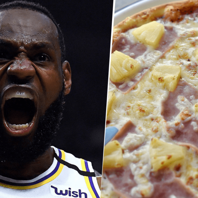 ¿Piña en la pizza? LeBron James se une al debate y da su opinión