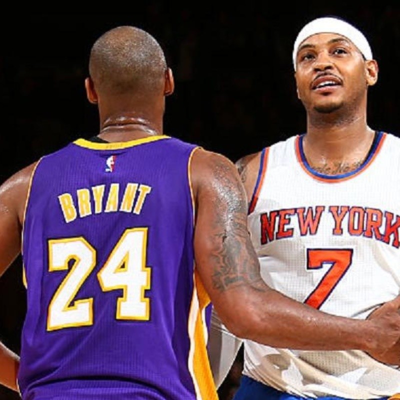 Carmelo Anthony reveló cómo logró ganarse el respeto de Kobe Bryant