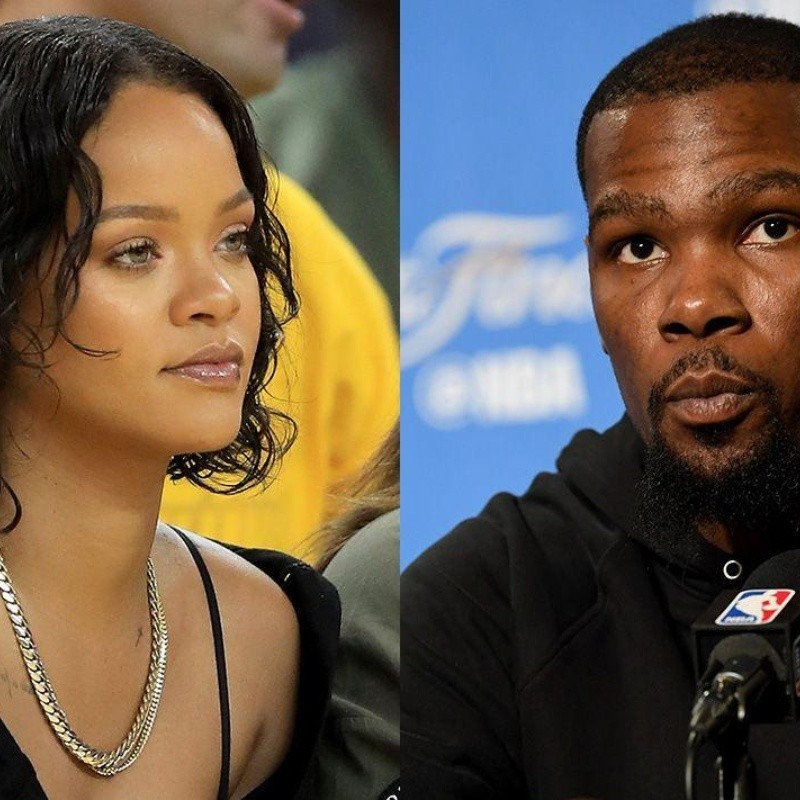 Rihanna se burla de Kevin Durant por su  diagnóstico positivo de Coronavirus