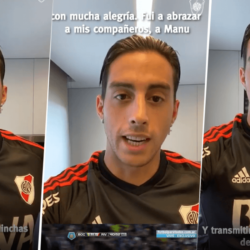 Funes Mori le mandó un mensaje a todos los hinchas de River