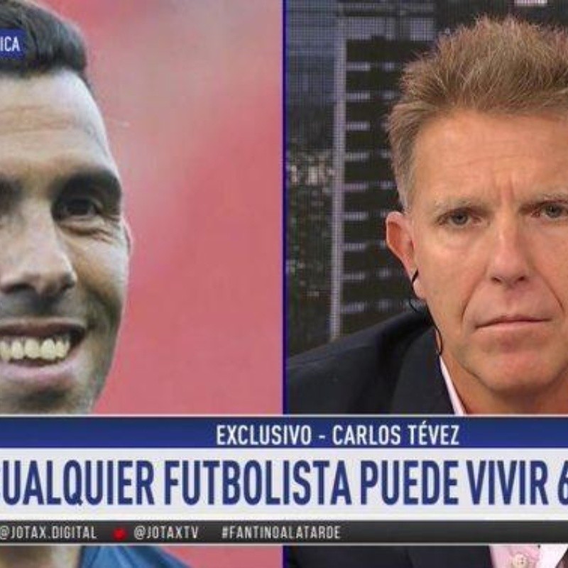 Tevez con Fantino: "Estoy dispuesto a lo que sea para ayudar a la gente"