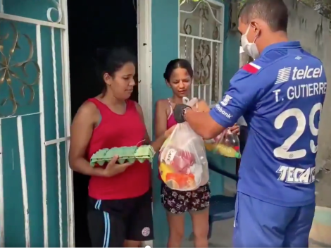 El noble gesto de Teo Gutiérrez en Colombia con la playera de Cruz Azul