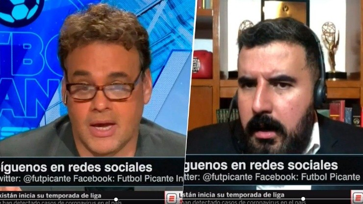 David Faitelson enloqueció con Álvaro Morales por recordarle el golpe de Cuauhtémoc Blanco