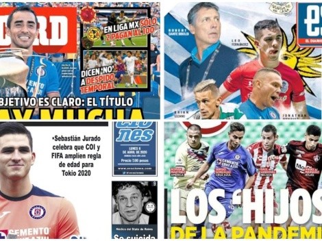 Cruz Azul, Robert Siboldi y sus jugadores acaparan las portadas de los diarios