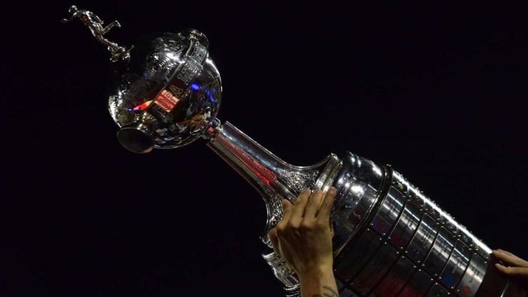 The Copa Libertadores trophy.