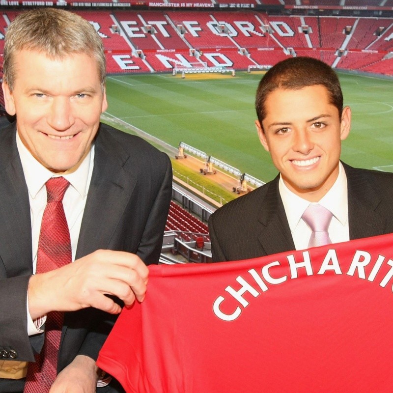 Historia pura: se cumplen 10 años de la llegada de Chicharito a Manchester United