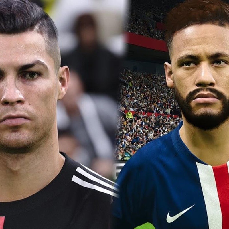 Cristiano Ronaldo y Neymar serán actualizados en el data pack 6.0 del PES 2020