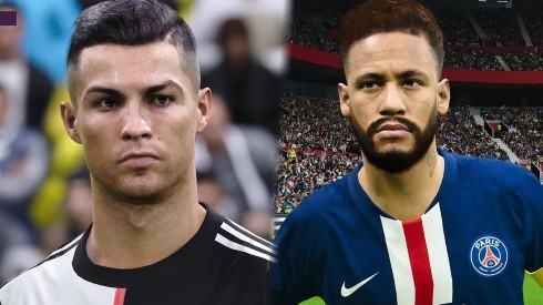 Cristiano Ronaldo y Neymar serán actualizados en el data pack 6.0 del PES 2020