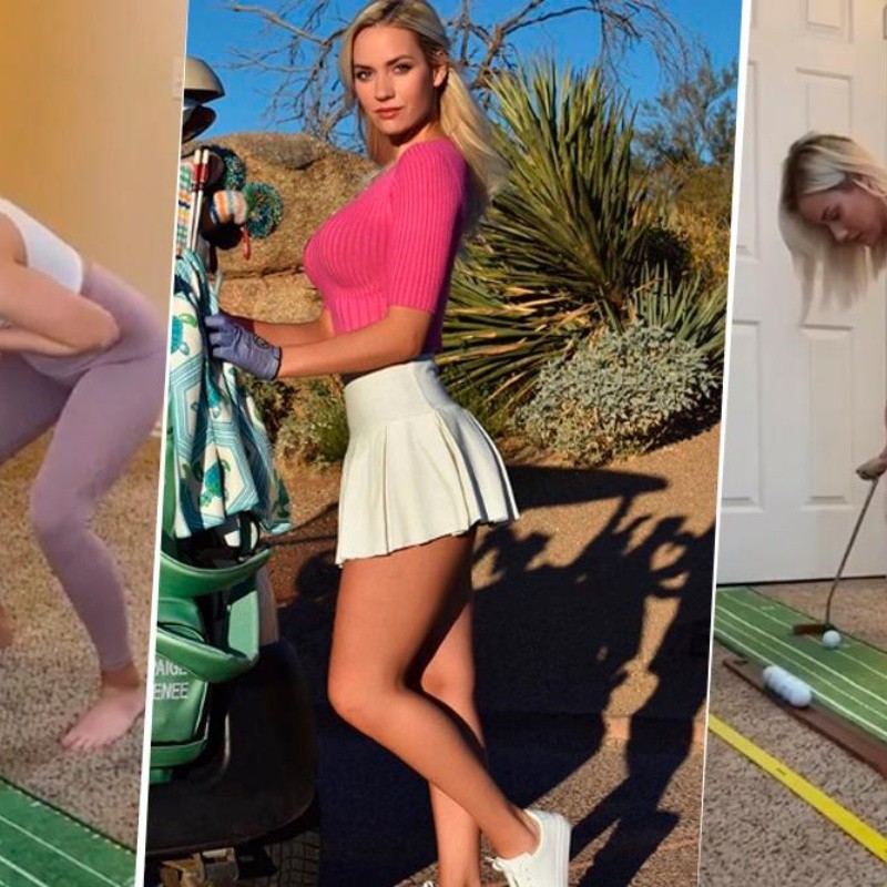 Paige Spiranac, la exgolfista que la está rompiendo en cuarentena