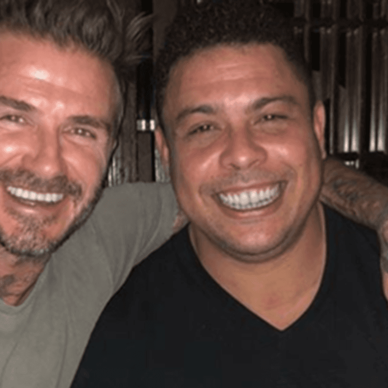 La desopilante confesión de Ronaldo a Beckham en un Instagram Live