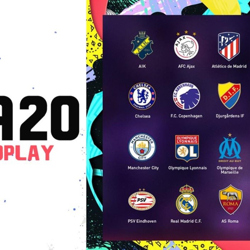 EA Sports anuncia torneo de FIFA 20 con Real Madrid, Liverpool, PSG y otros grandes de Europa