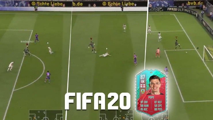 ¡El arquero los bailó a todos! Golazo con Pope FUT Birthday en el FIFA 20