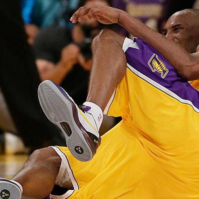 Video: hace 7 años Kobe se rompió el tendón de Aquiles y siguió jugando