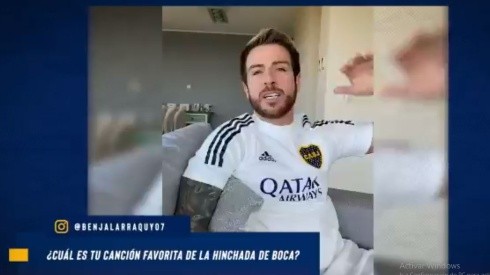 A Buffarini le pidieron una canción de Boca y empezó: "Cuando me muera..."