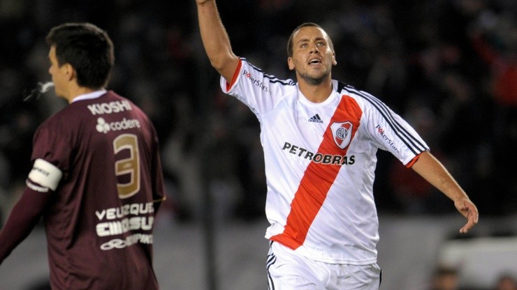 Foto del Ogro cuando jugaba en River.