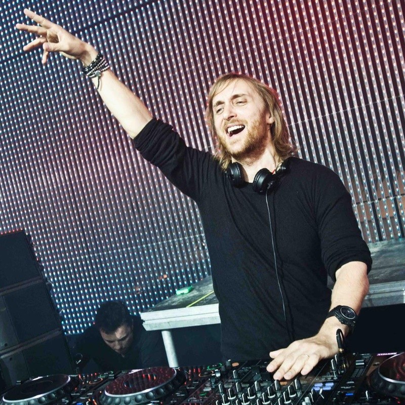 El DJ David Guetta brindó un concierto con la piel de Inter Miami